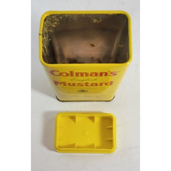 Vintage Coleman's English Mustard Blend Tin with Plastic Lid - Picture 4 of 9